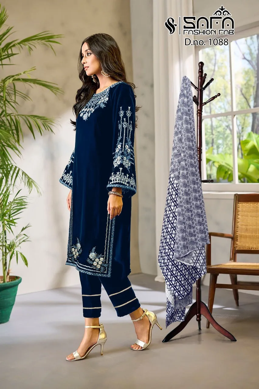 SAFA FASHION FANCY SALWAR SUIT D.NO.1088