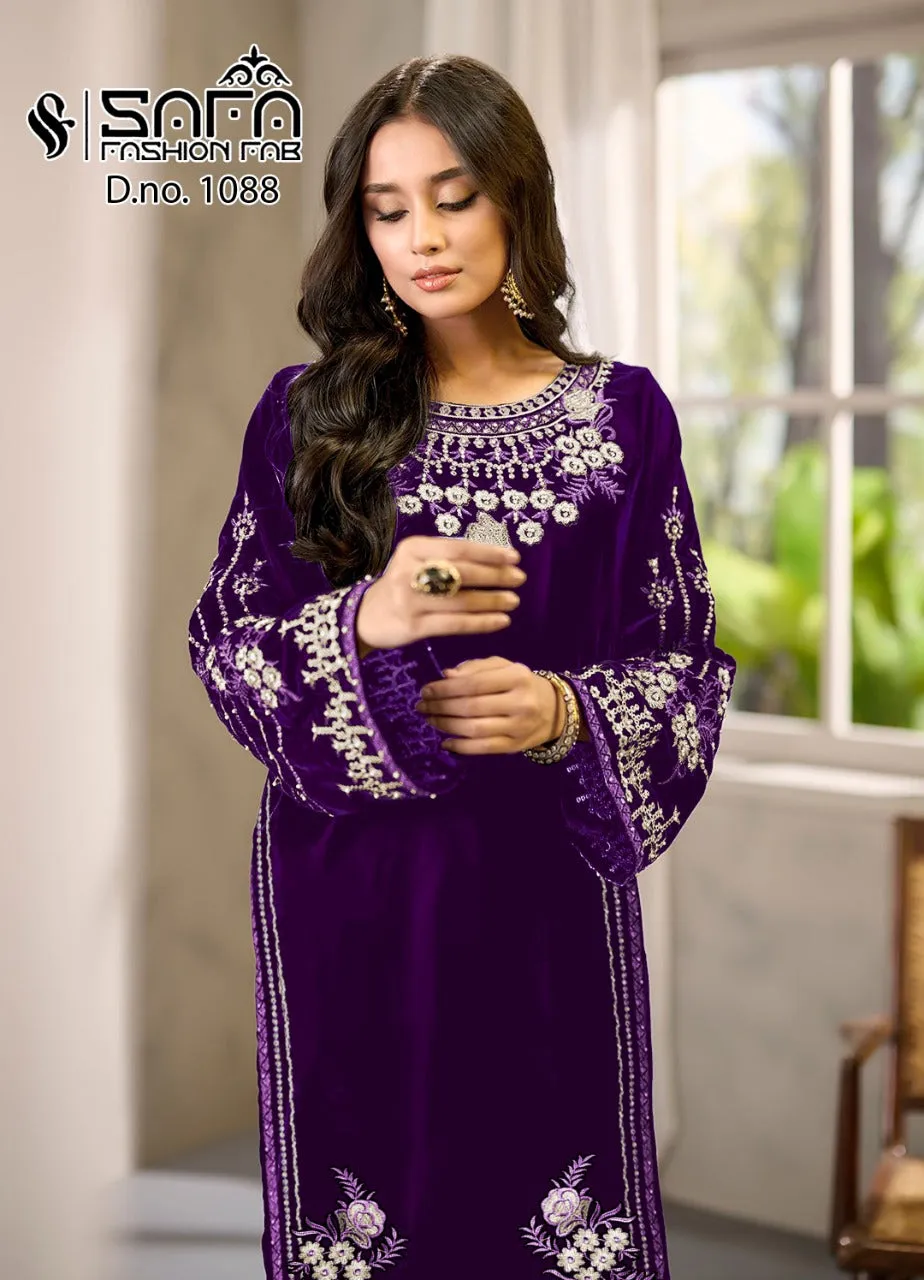 SAFA FASHION FANCY SALWAR SUIT D.NO.1088