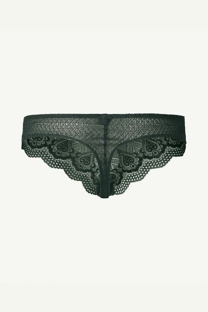 Samsoe Samsoe Femme - Cibbe String 7092 - Darkest Pruce