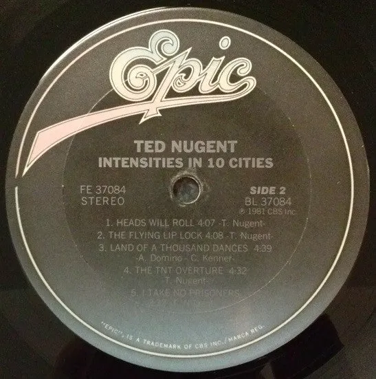 Ted Nugent - Intensities In 10 Cities (LP, Album, Ter) (NM or M-)