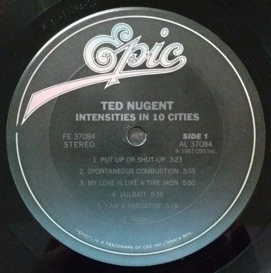 Ted Nugent - Intensities In 10 Cities (LP, Album, Ter) (NM or M-)