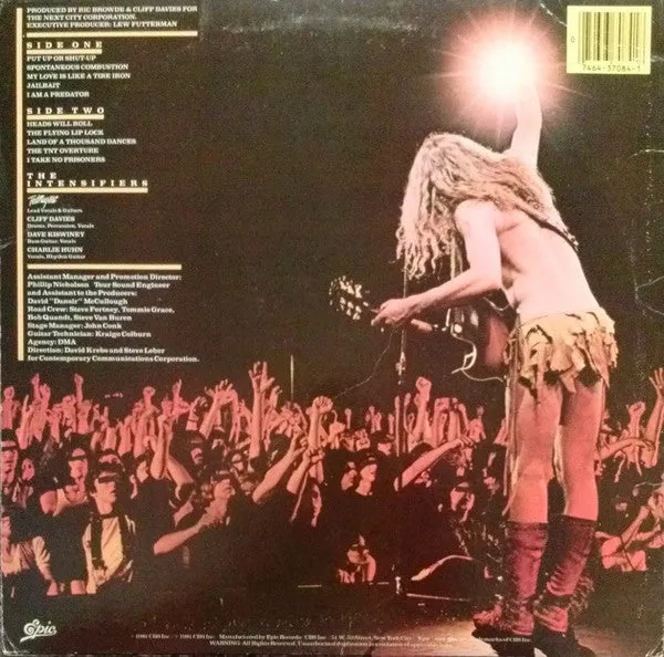 Ted Nugent - Intensities In 10 Cities (LP, Album, Ter) (NM or M-)