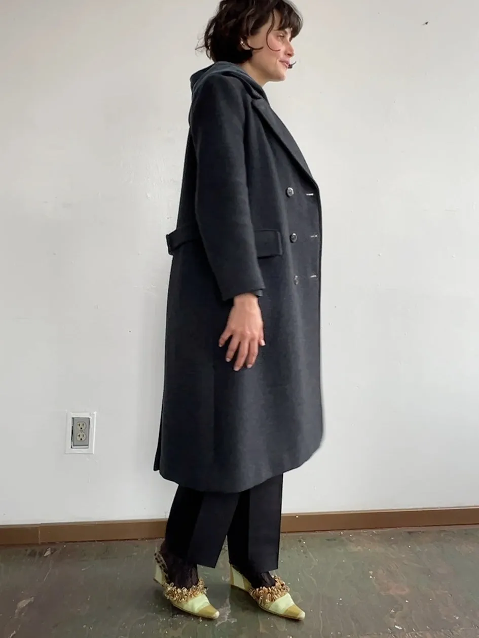 Vintage Grey Pendleton Wool Coat (S)