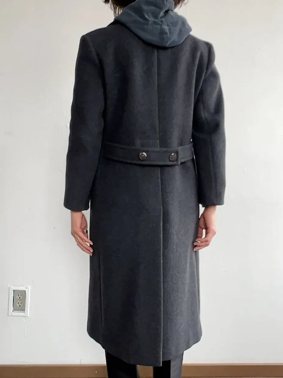 Vintage Grey Pendleton Wool Coat (S)
