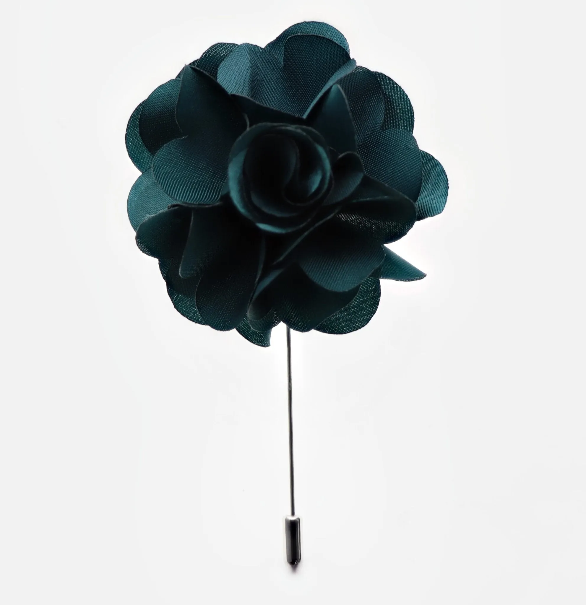 Vittorio Vico Unisex Satin Stick Flower Lapel Pin