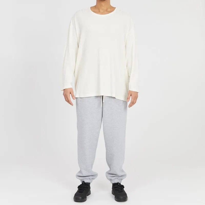 Waffle Thermal Long Sleeve T-Shirt - Natural