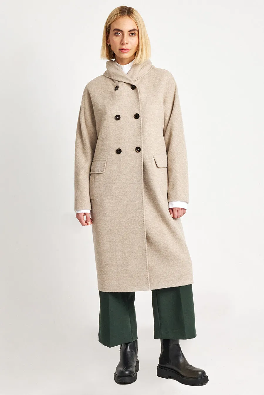Westend Coat Baby Alpaca Color Sabbia
