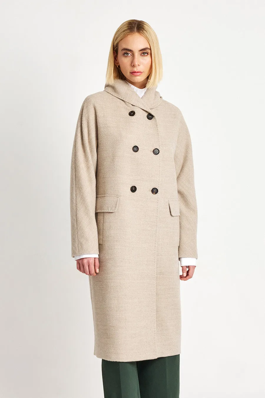 Westend Coat Baby Alpaca Color Sabbia