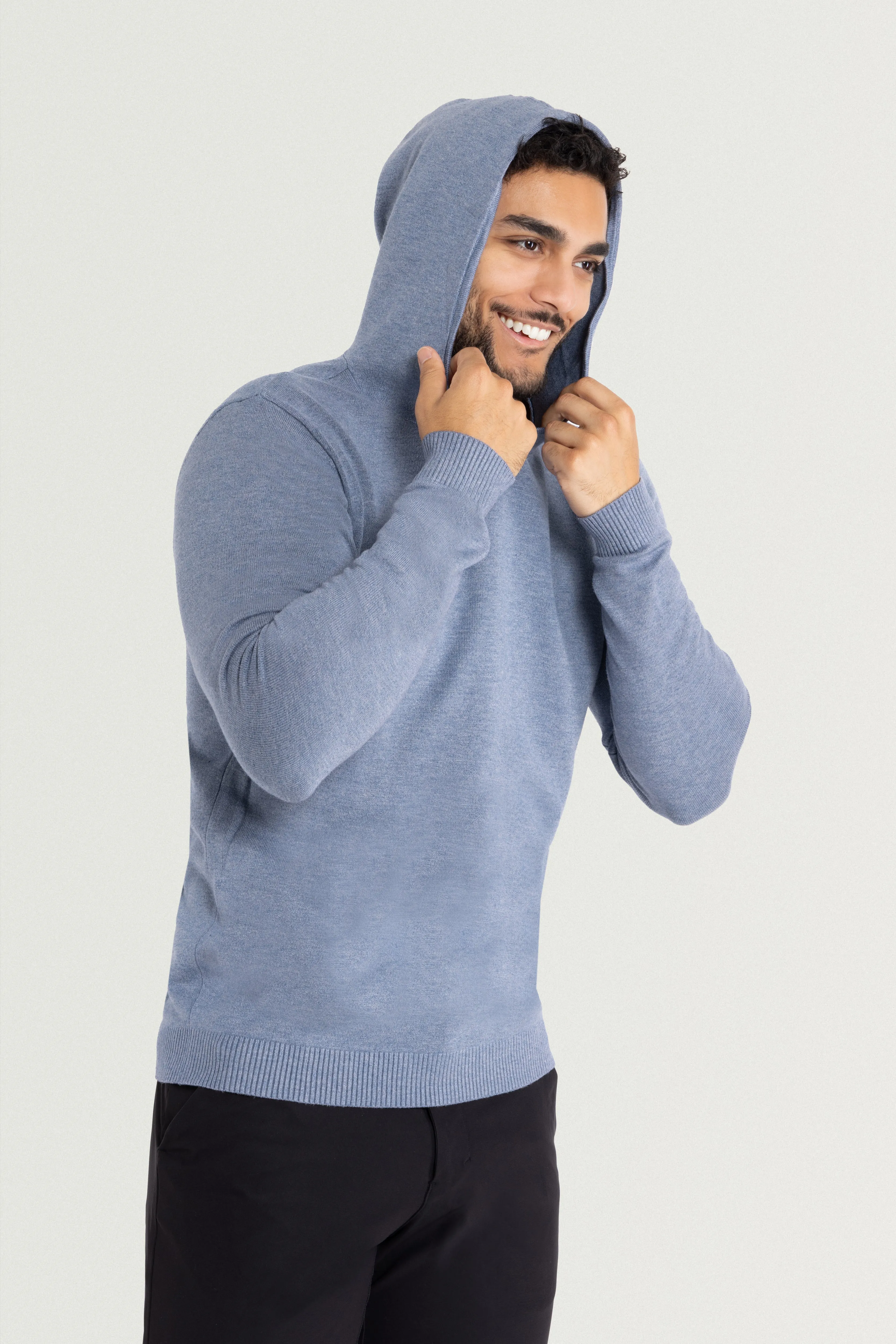 X RAY Men's Basic Casual Pullover Hooded Sweater