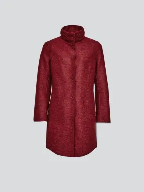 Yoko Coat Alpaca Color Red